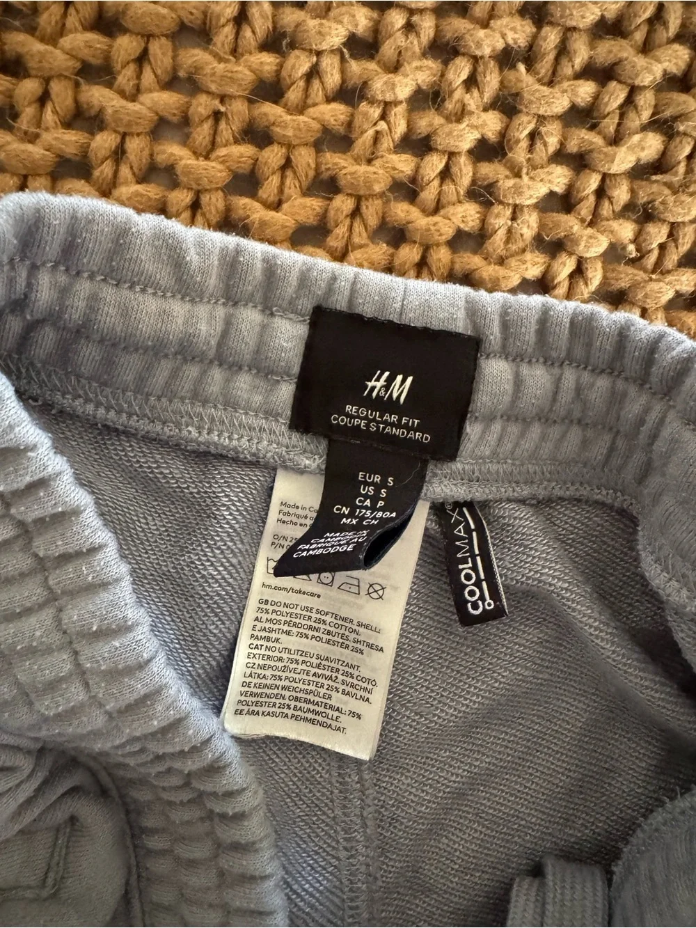 H&M Light Gray Athletic Lounge Shorts